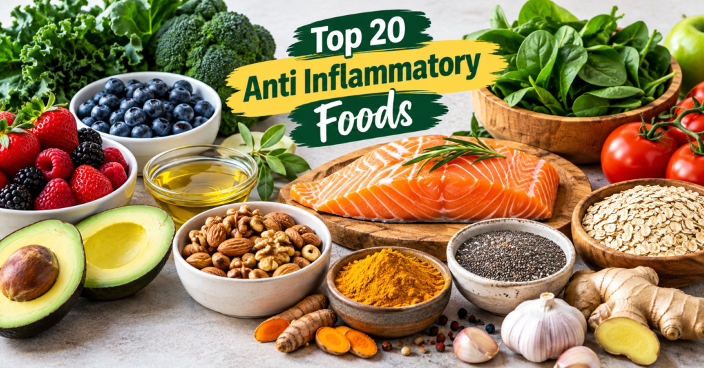 top 20 anti inflammatory foods