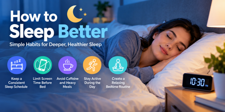 How to sleep better with healthy bedtime habits